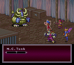 M.C. Tusk vs. Ryu, Rand, Sten, and Nina